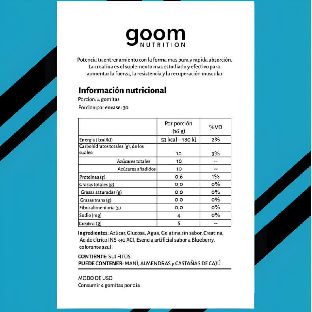 Gomitas Creatina | Potencia tu Rendimiento y Mayor Salud