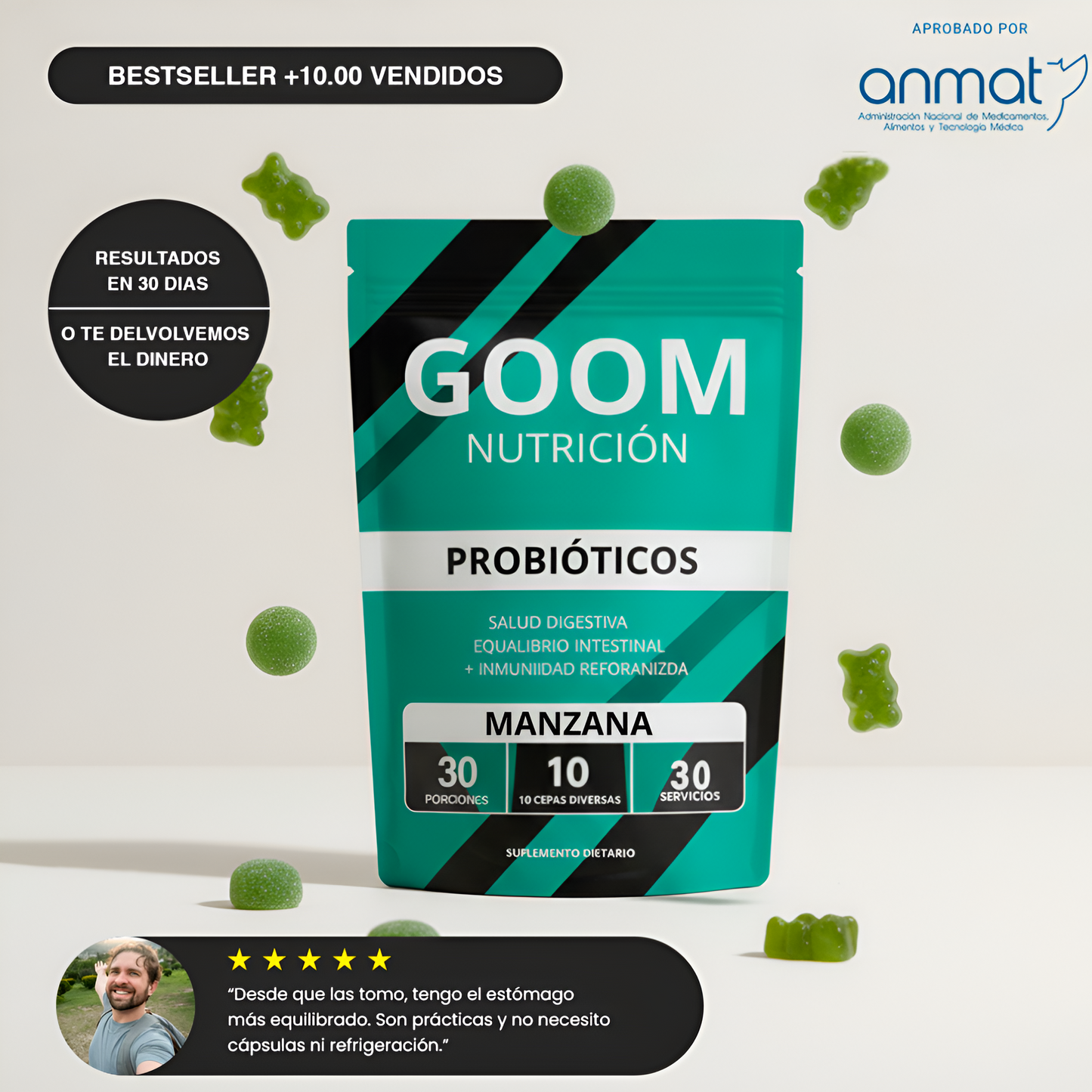 Gomitas De Probióticos | Frescura Intima y Salud Digestiva